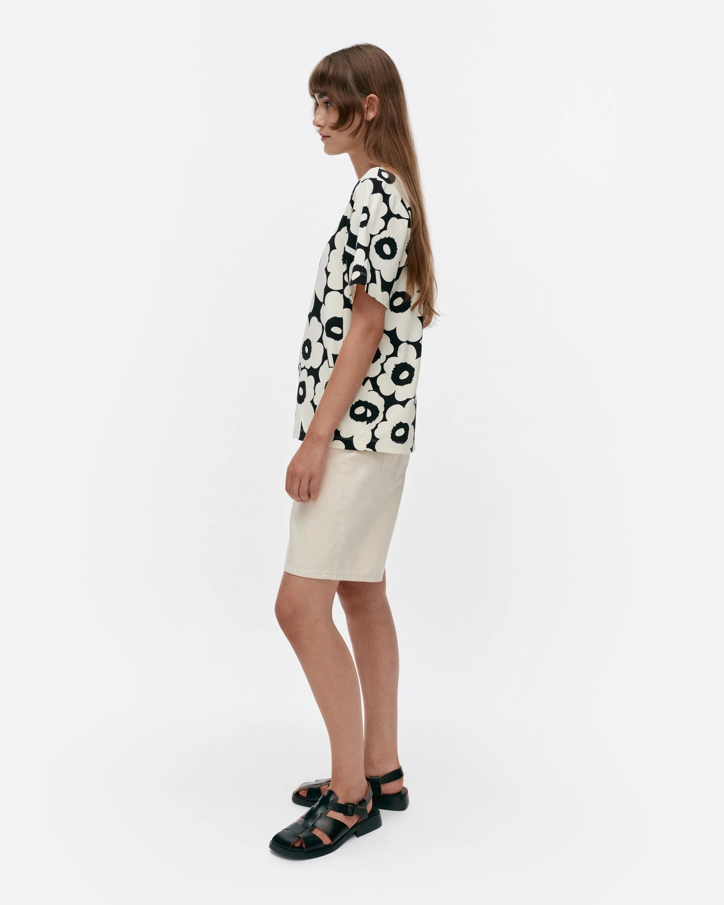 Tunnit Unikko Short Sleeve Top 65cm Clothing_Marimekko