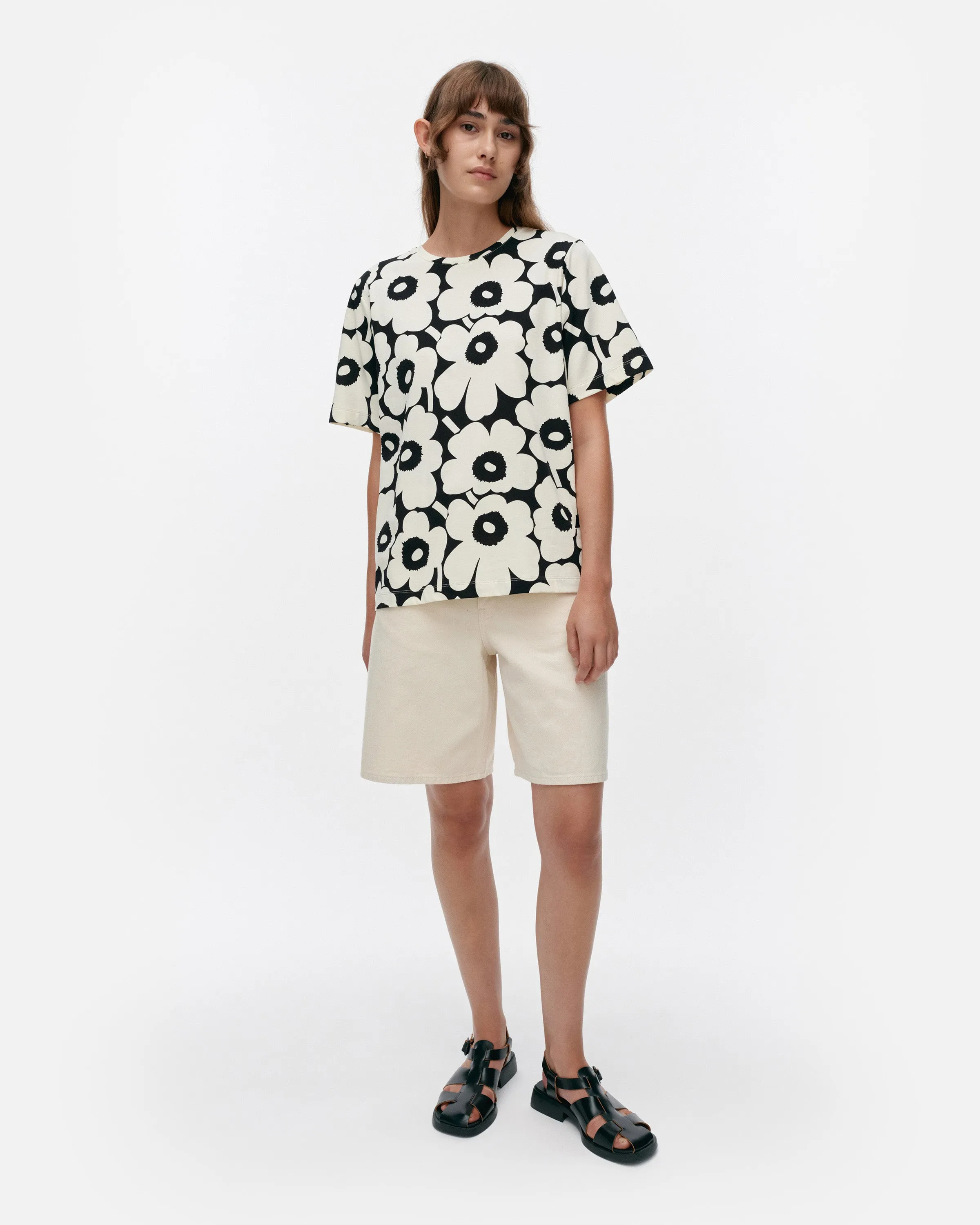 Tunnit Unikko Short Sleeve Top 65cm Clothing_Marimekko