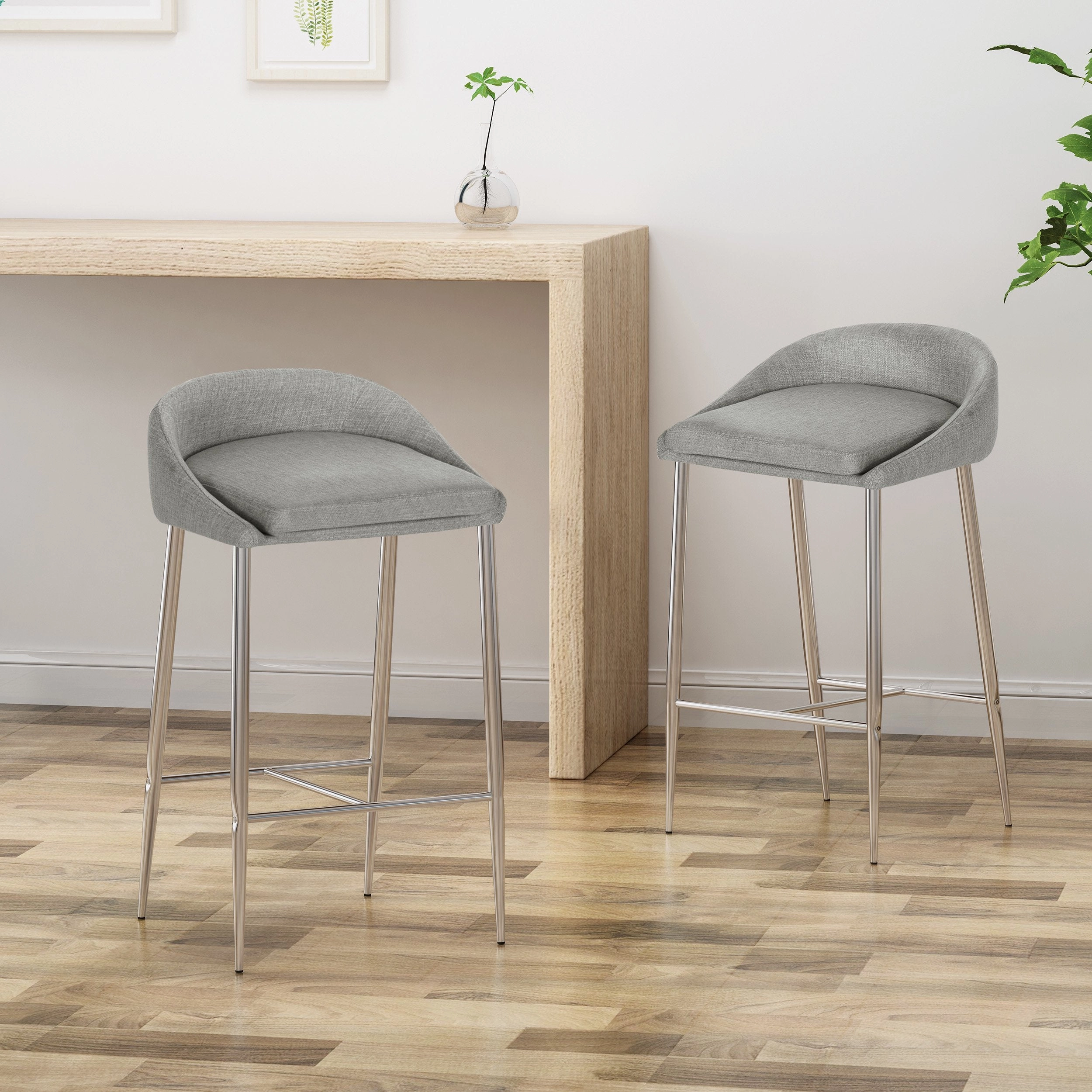 Upholstered Counter Stools, Modern, Upholstered (Set of 2) - NH005703