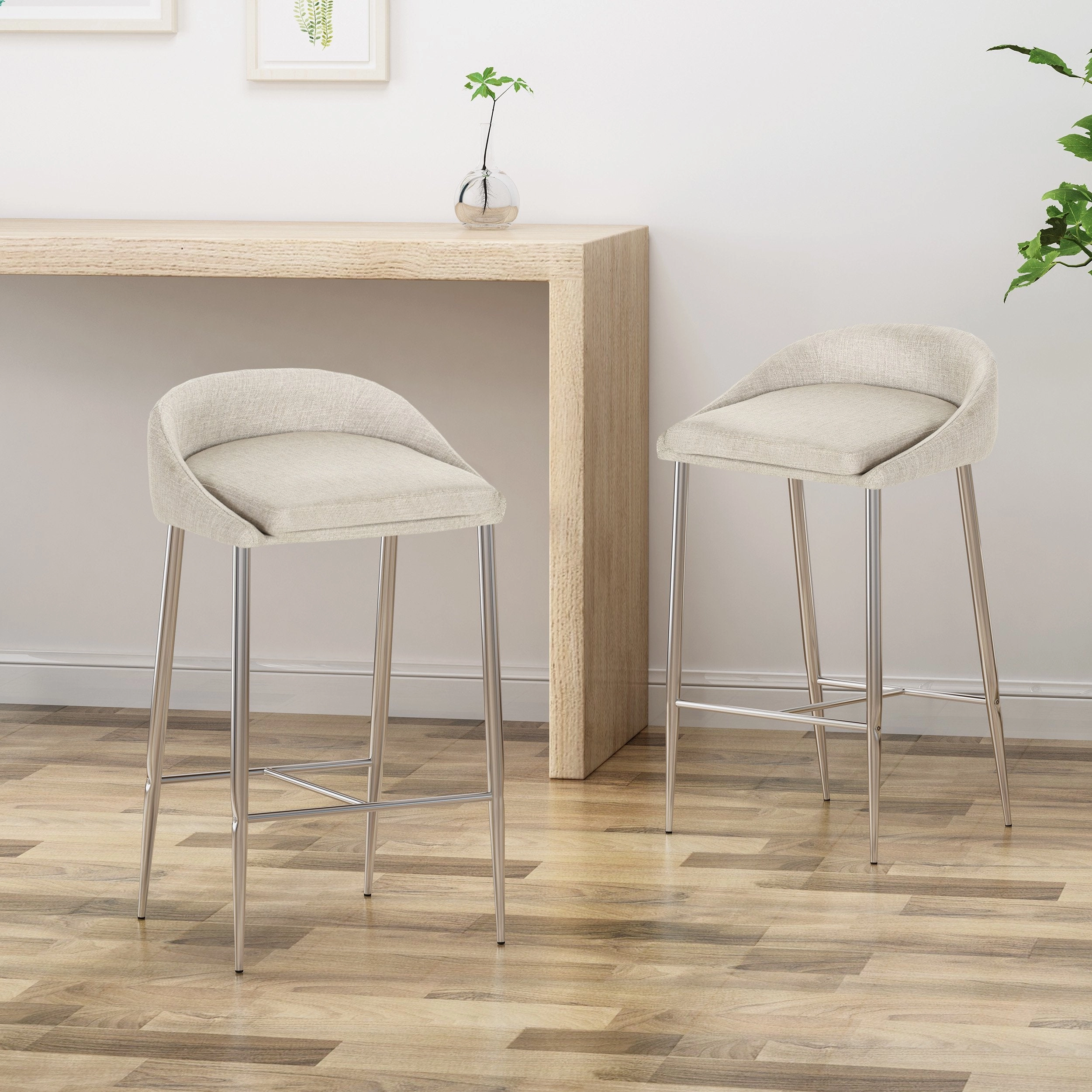Upholstered Counter Stools, Modern, Upholstered (Set of 2) - NH005703 kitchen accessories, table linens
