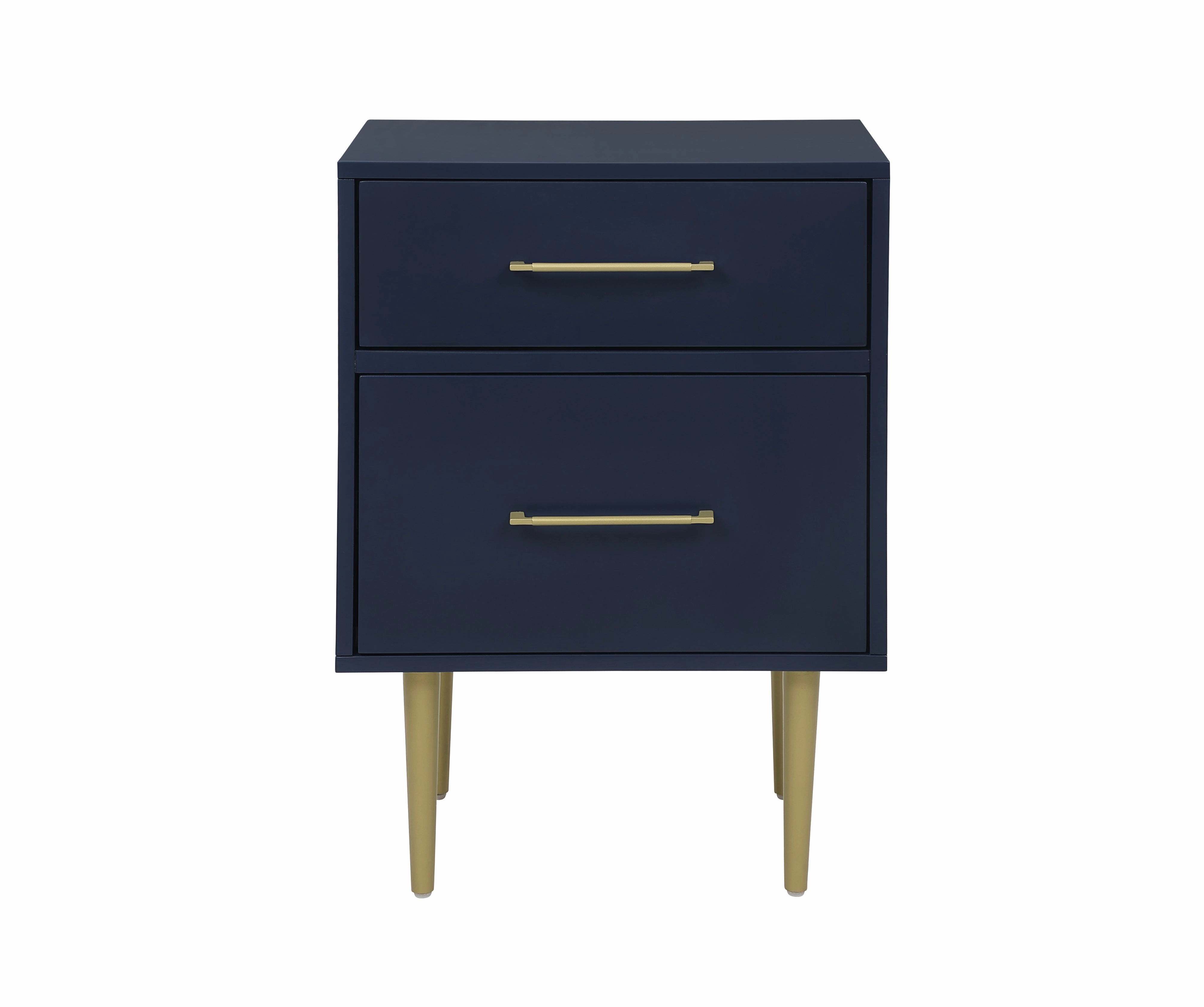 Valerie Glam Night Table - Navy