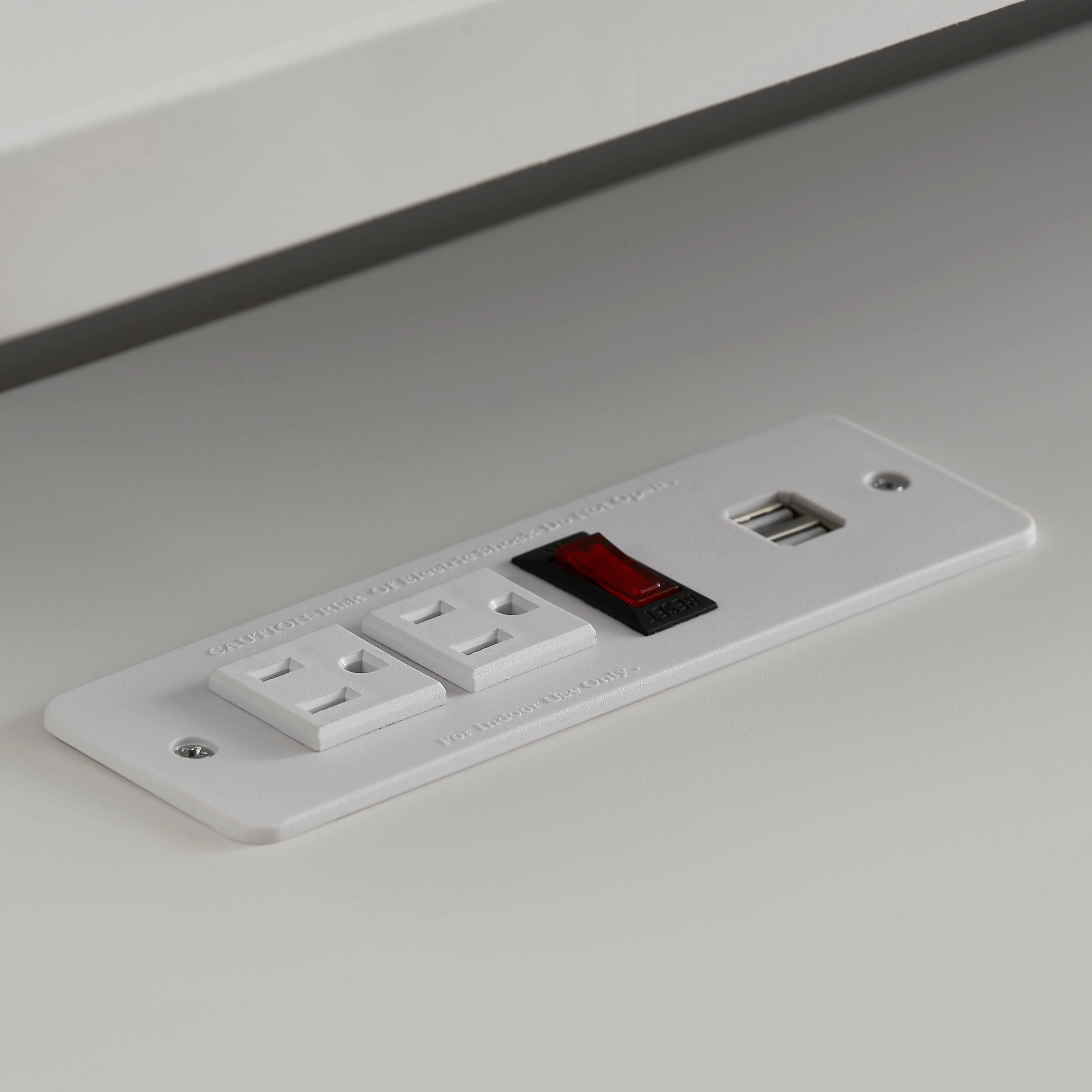 Vega Gaming Desk - White-on-White