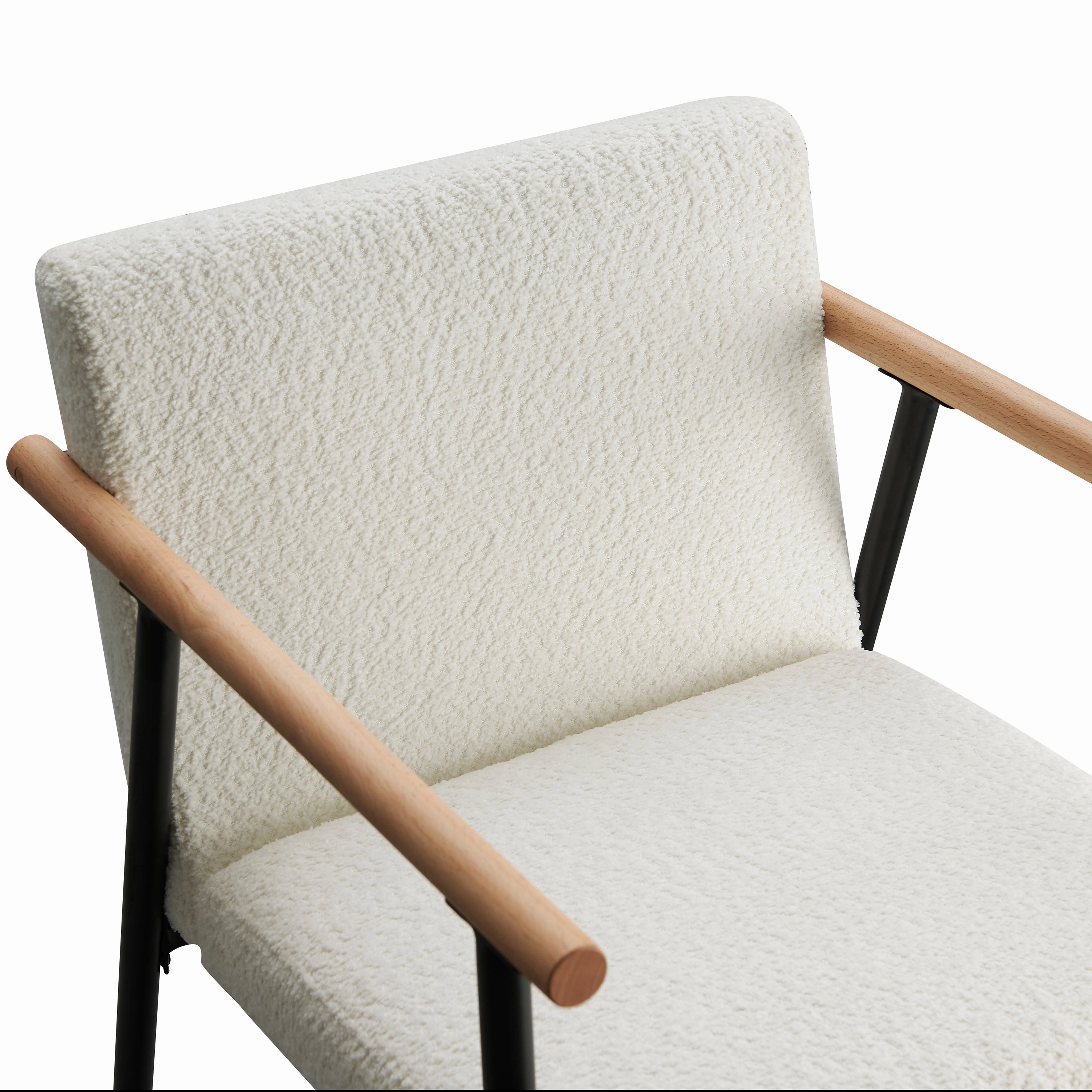 Versatile Set of 2 Modern Accent Chairs  Upholstered Armchairs