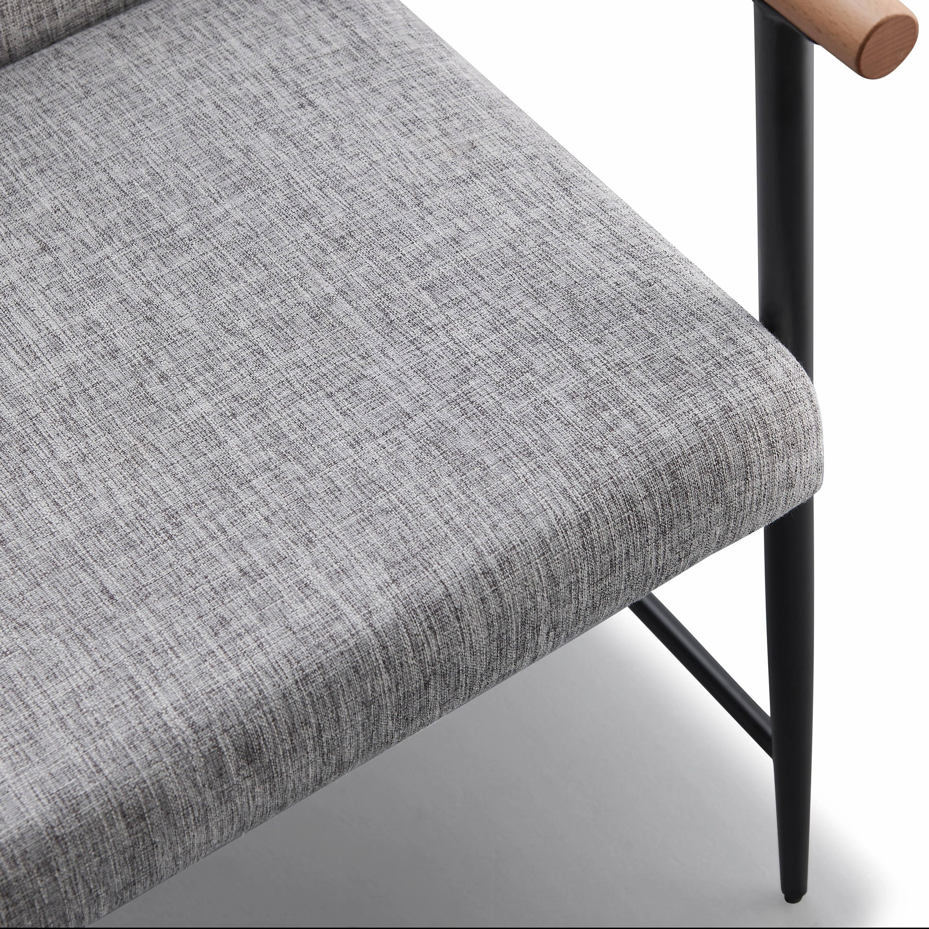 Versatile Set of 2 Modern Accent Chairs  Upholstered Armchairs