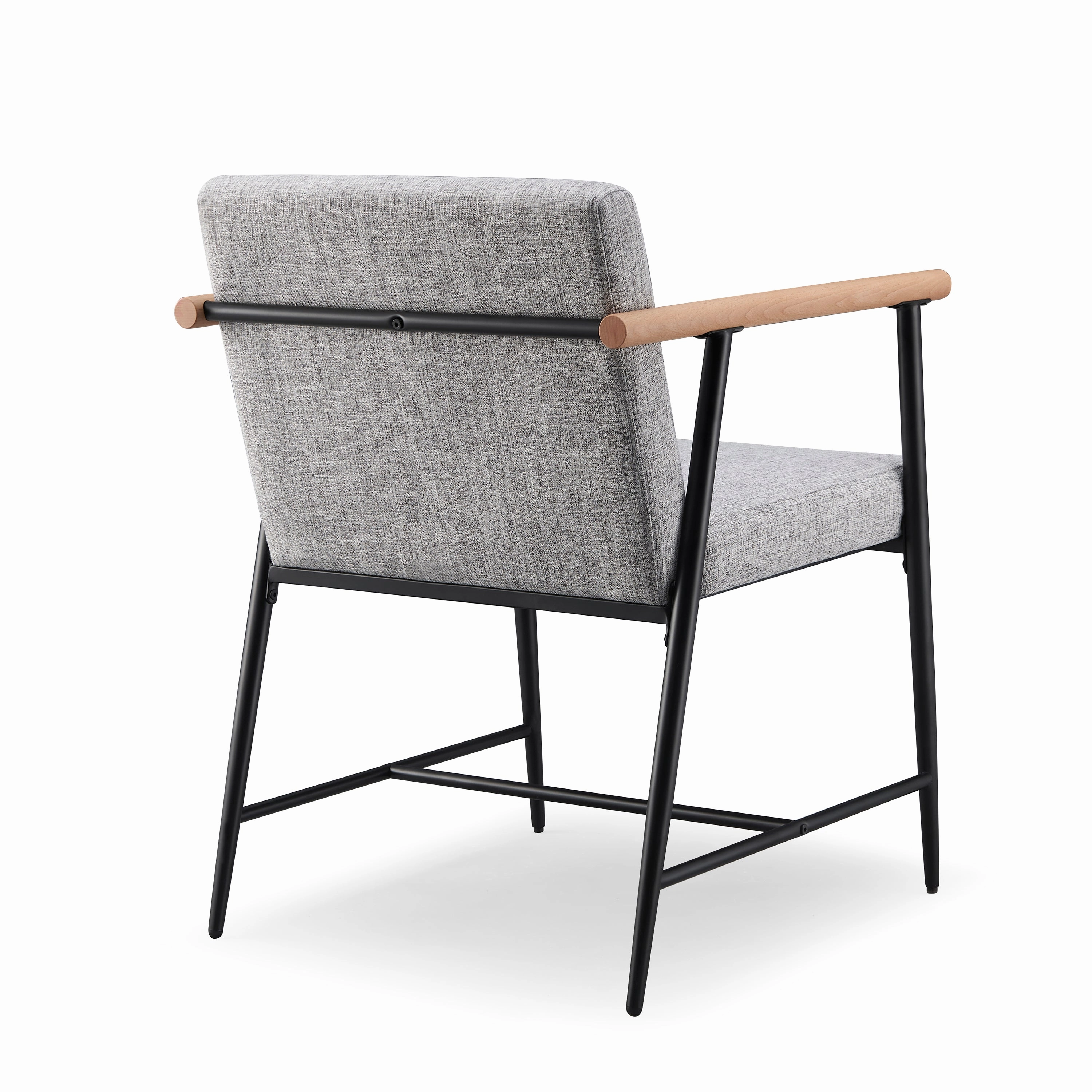 Versatile Set of 2 Modern Accent Chairs  Upholstered Armchairs