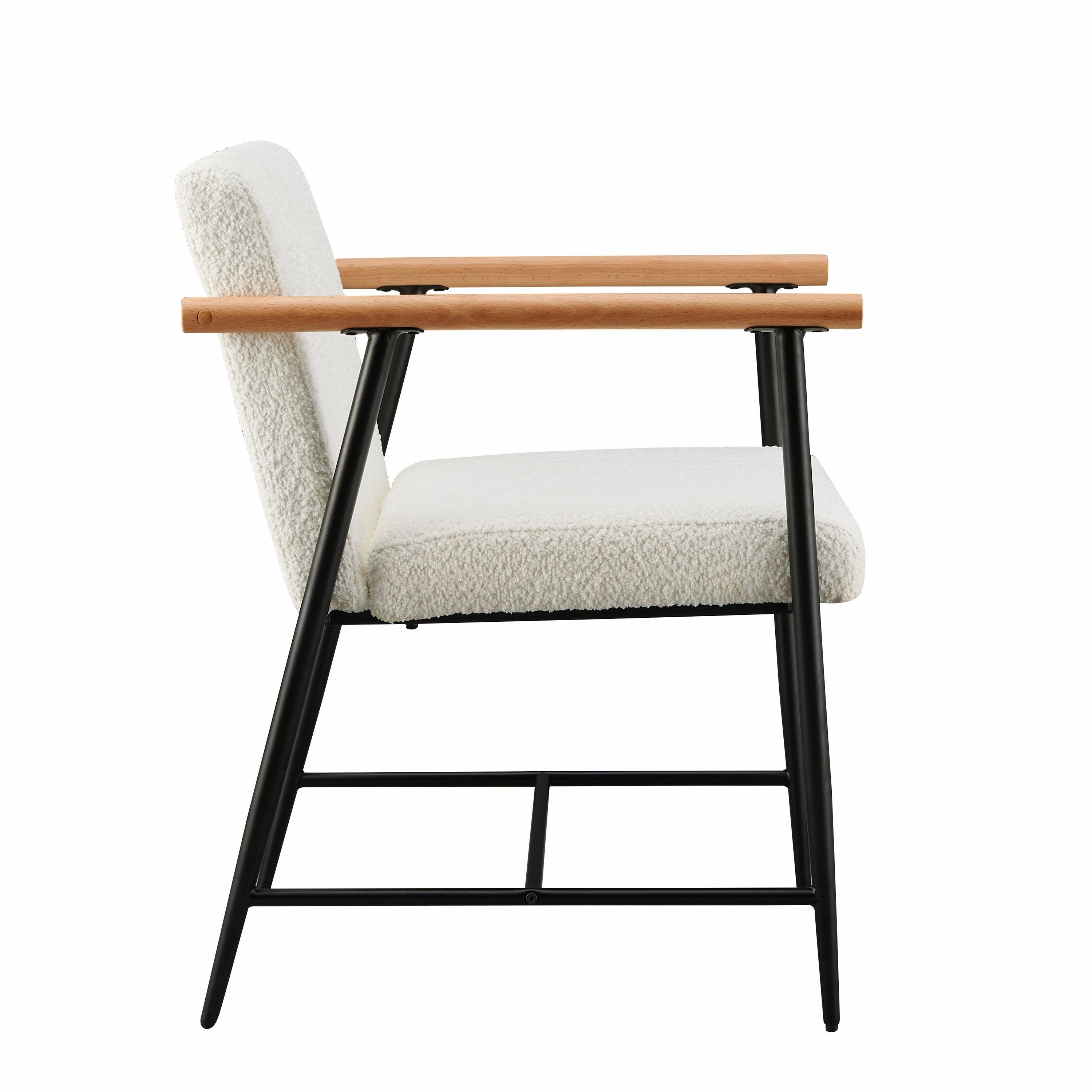 Versatile Set of 2 Modern Accent Chairs  Upholstered Armchairs