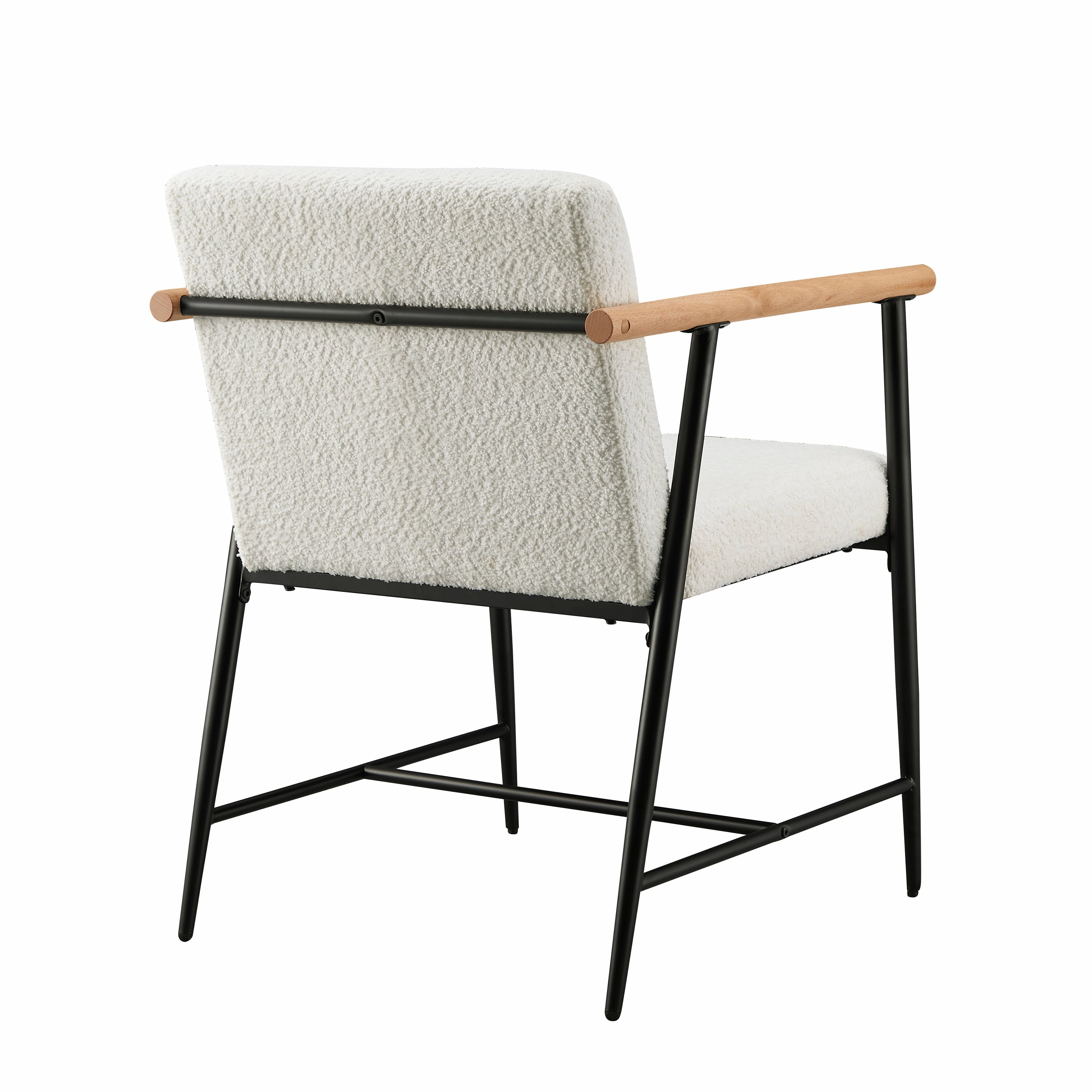 Versatile Set of 2 Modern Accent Chairs  Upholstered Armchairs