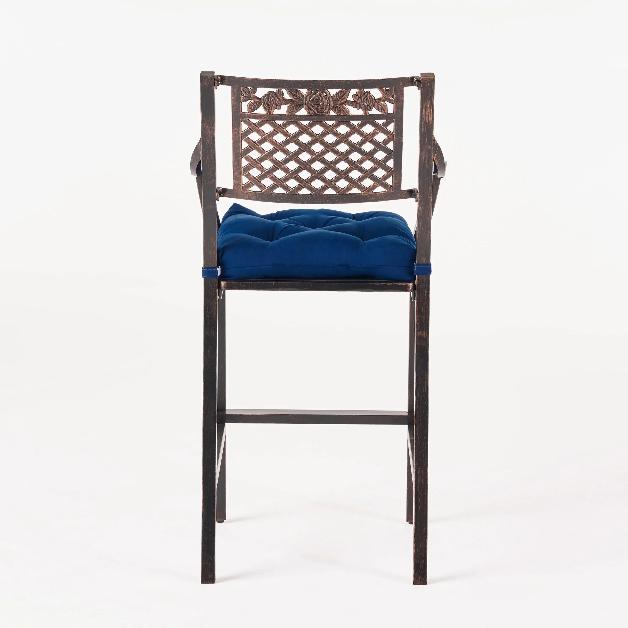 Vista Outdoor Barstool with Cushion (Set of 2)