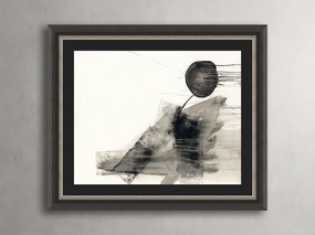 Void and Form IV Framed Print