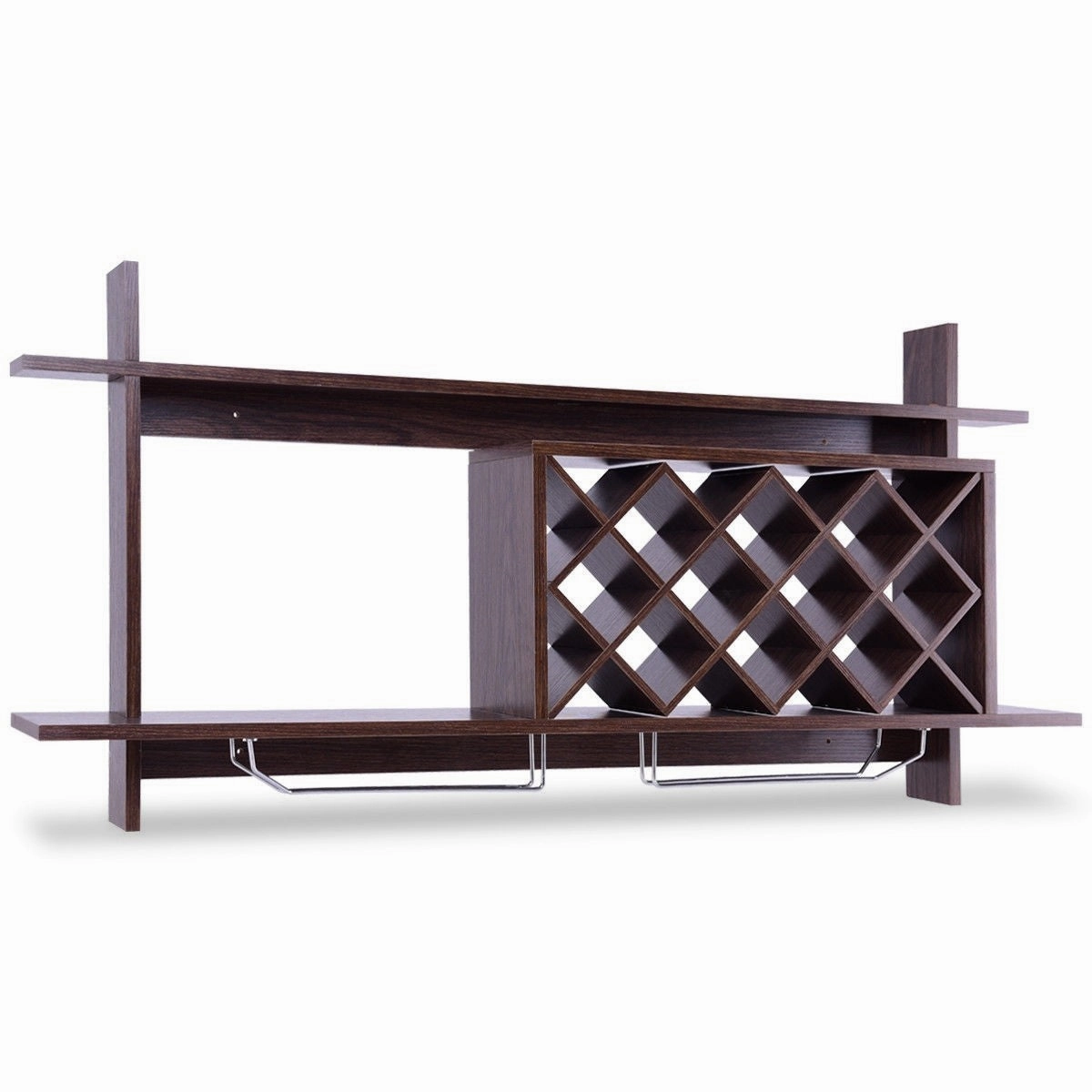 Wall Mounted Wine Rack Organizer