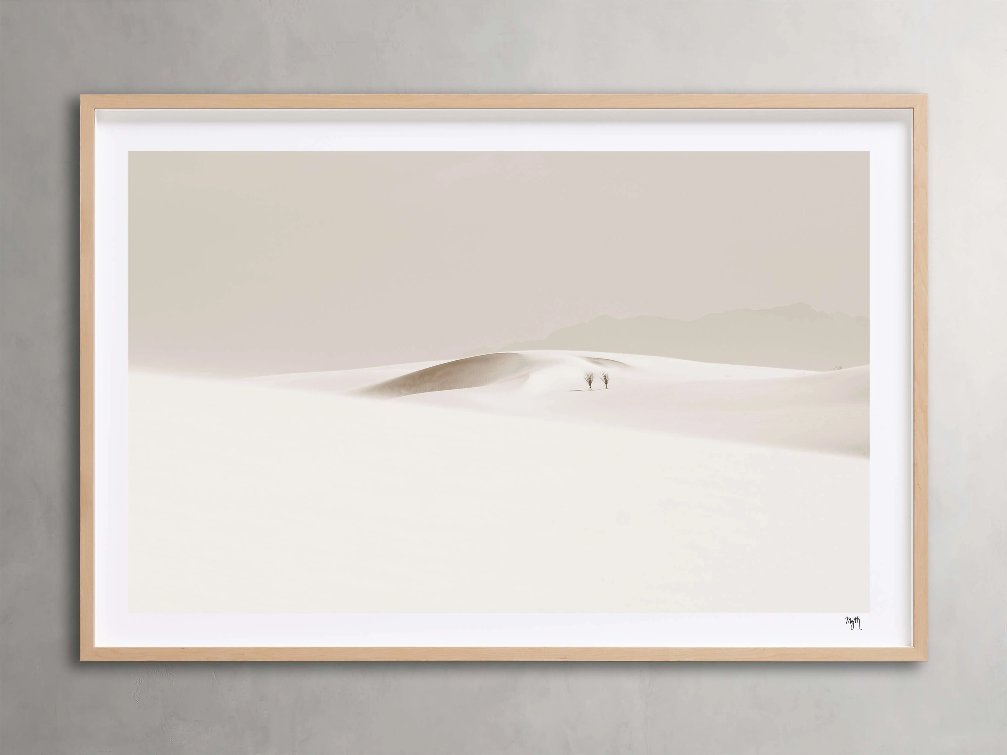White Sands Framed Print