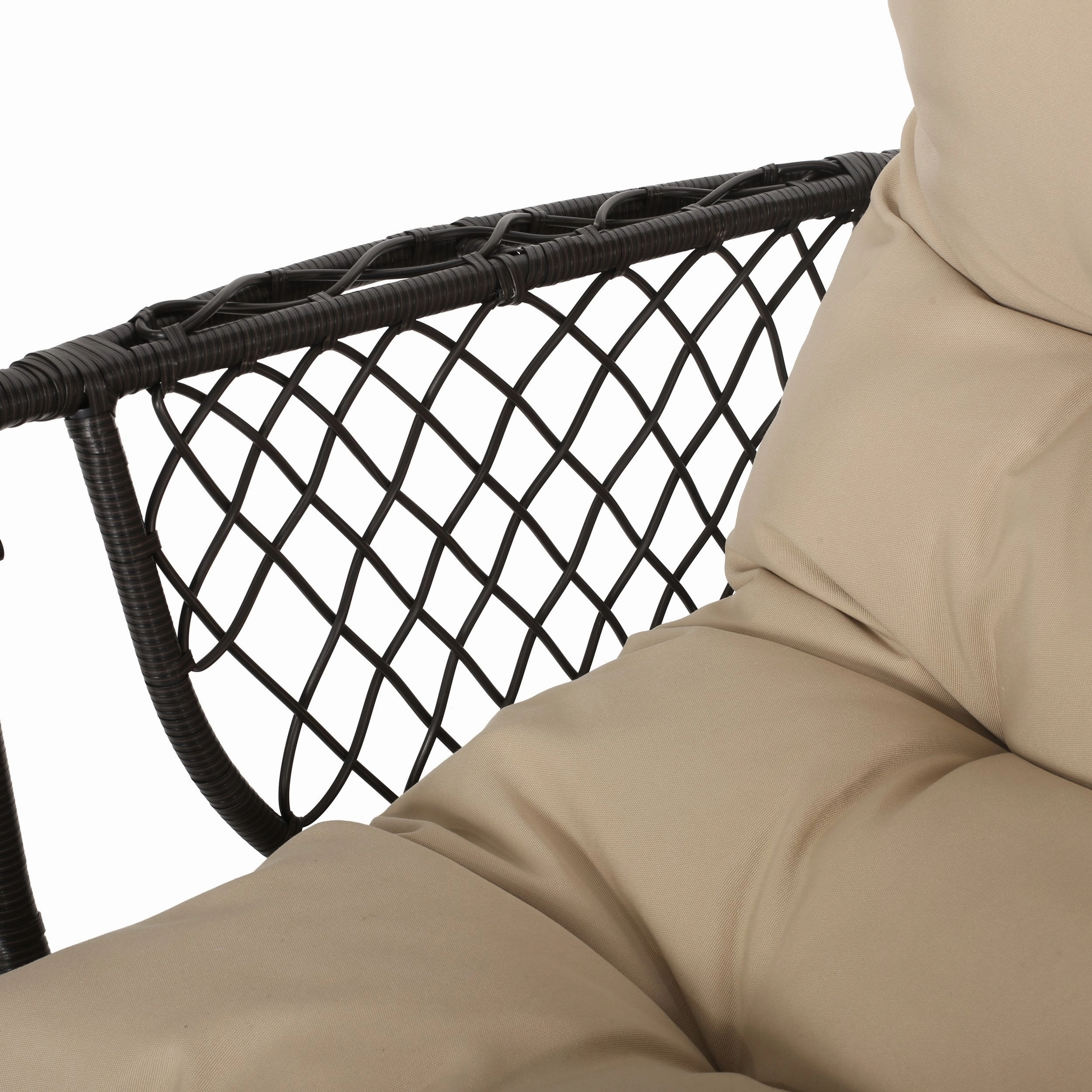 Wicker Hanging Chair with Cushion (Stand Not Included) - NH758113