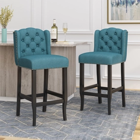 Wingback Barstool (Set of 2) - NH043113 kitchen accessories, table linens