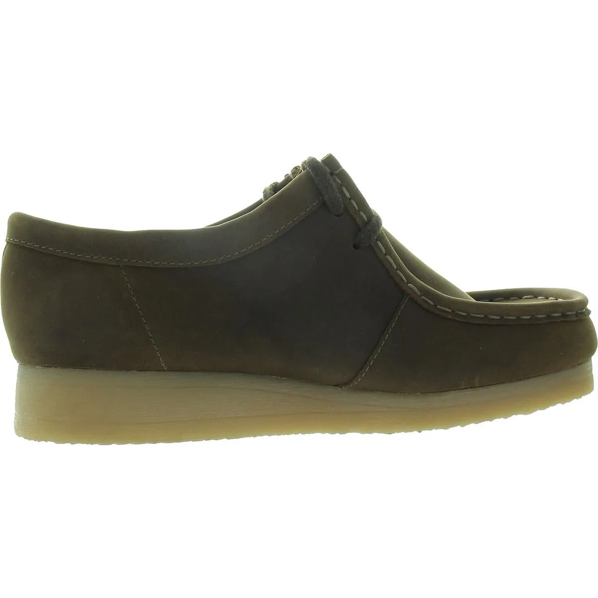 Womens Lace-Up Man Made Loafer Heels