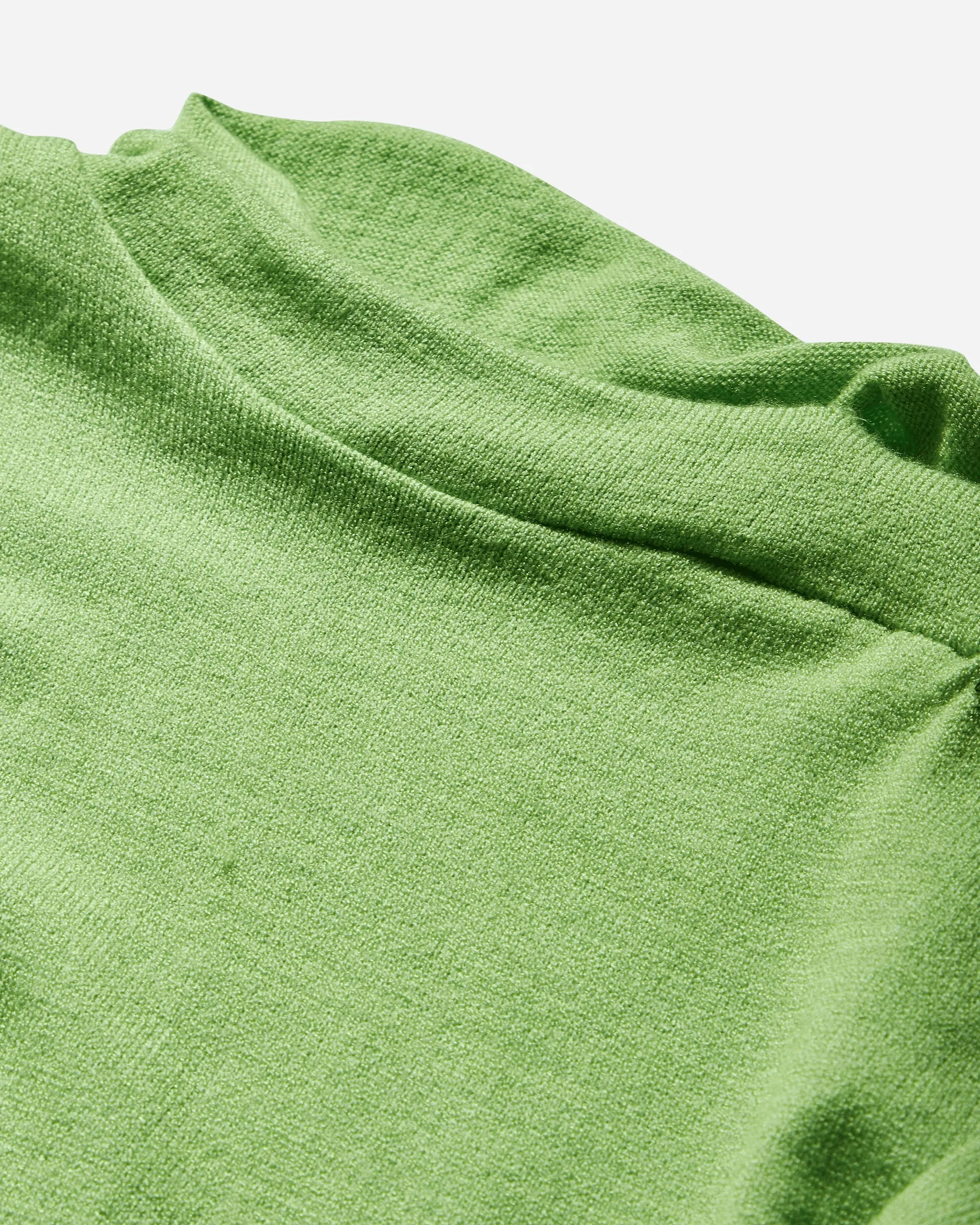 Women's Strap Knit T-Shirt Green