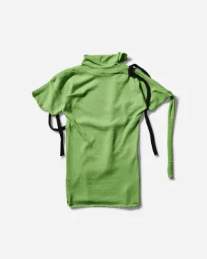 Women's Strap Knit T-Shirt Green