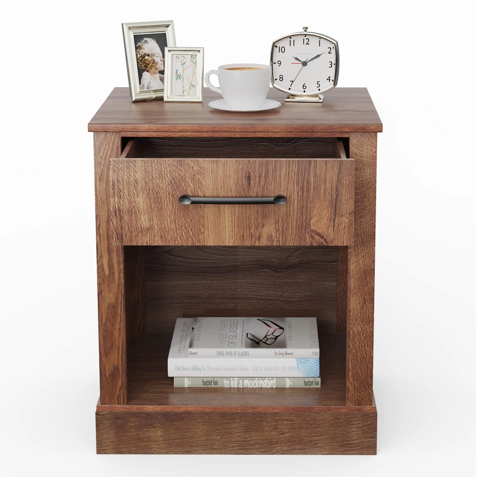 Wooden Sofa Side Table for Bedroom Office Study