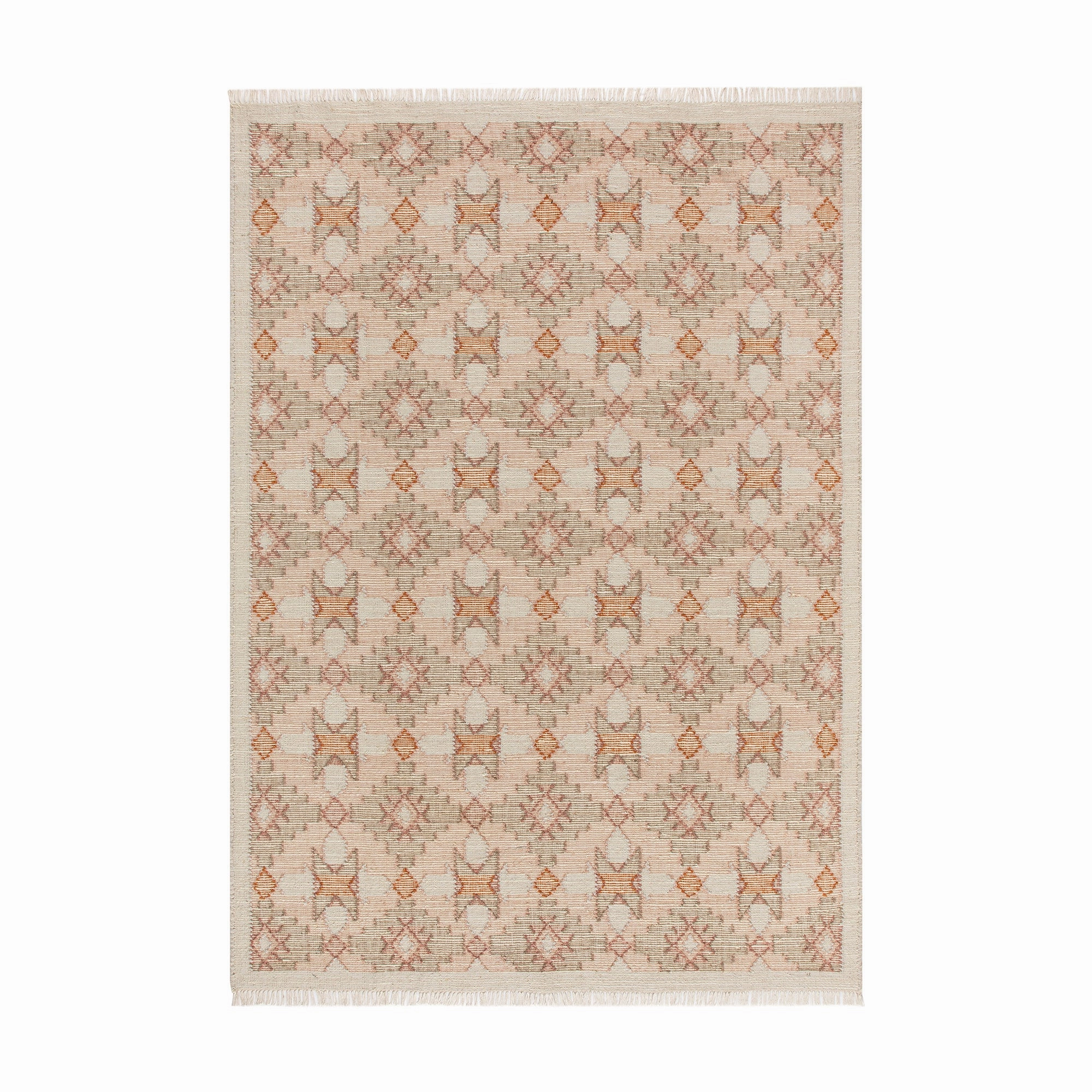 Yasmin Kilim Pink Handwoven Wool & Jute Rug