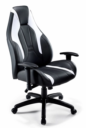 Zane Office Chair - Black, White