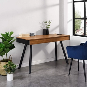 ZERMATT Smart Desk with Built-in Bluetooth/USB Speaker & Charger