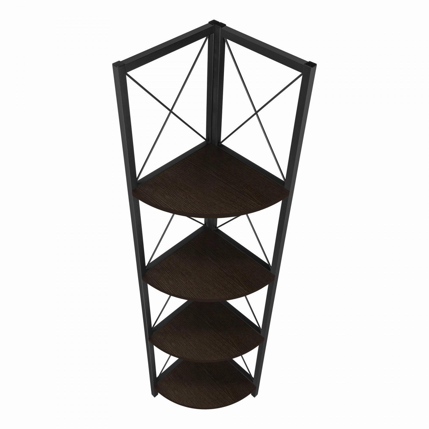 Zeva Bookcase - Dark Brown