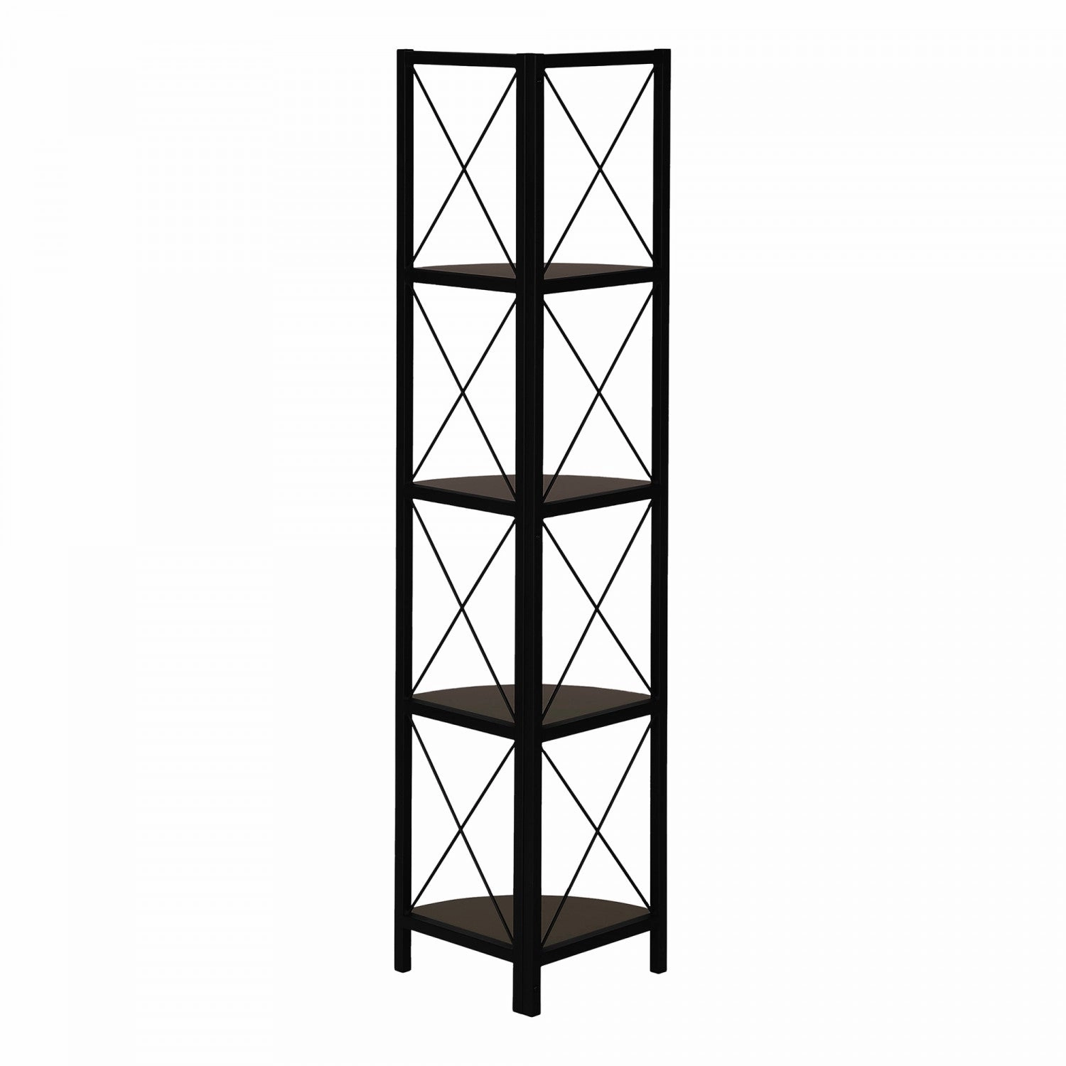 Zeva Bookcase - Dark Brown