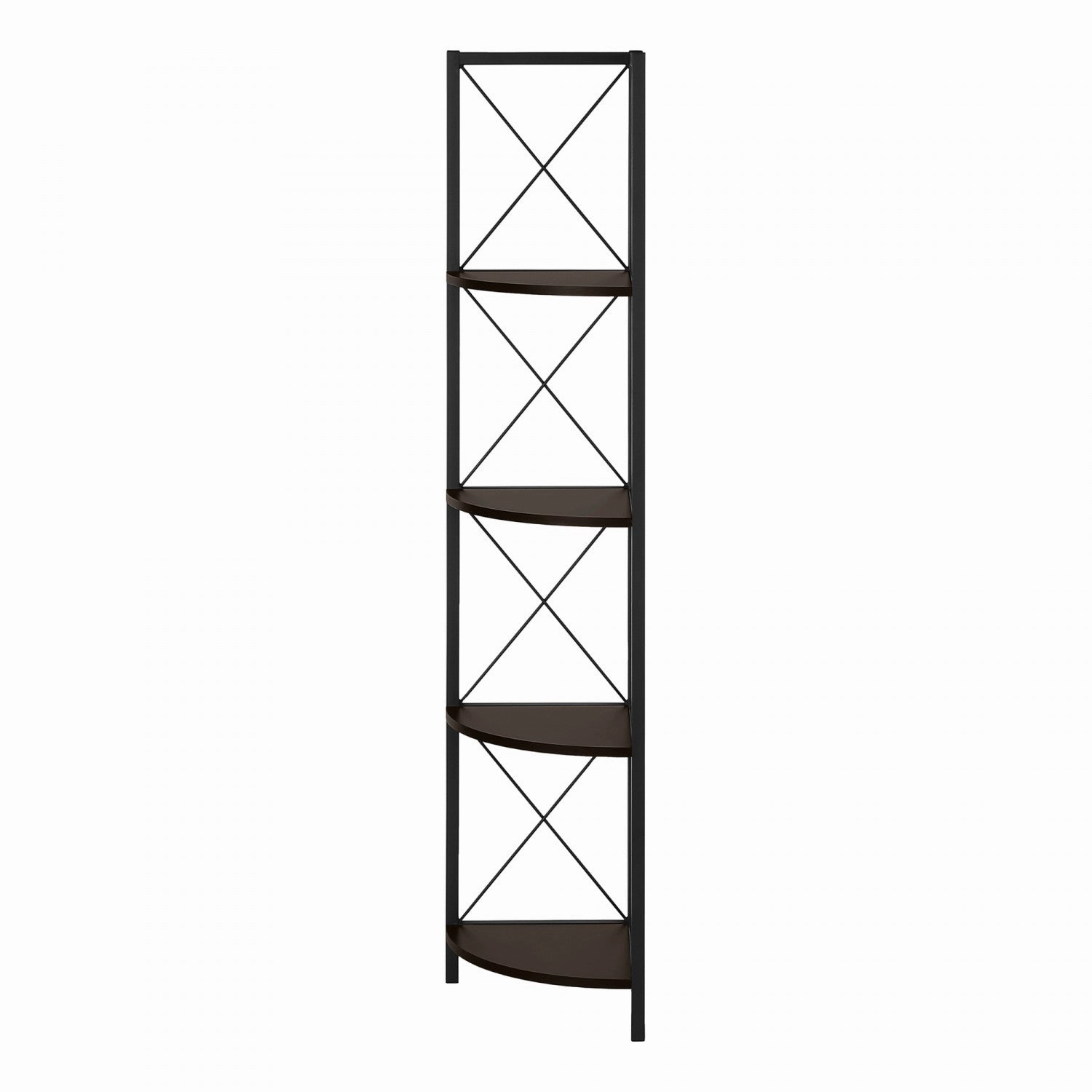 Zeva Bookcase - Dark Brown