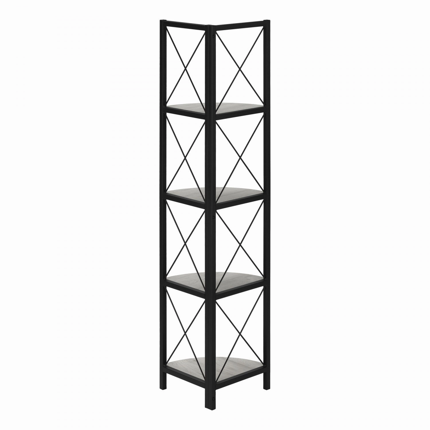 Zeva Bookcase - Grey